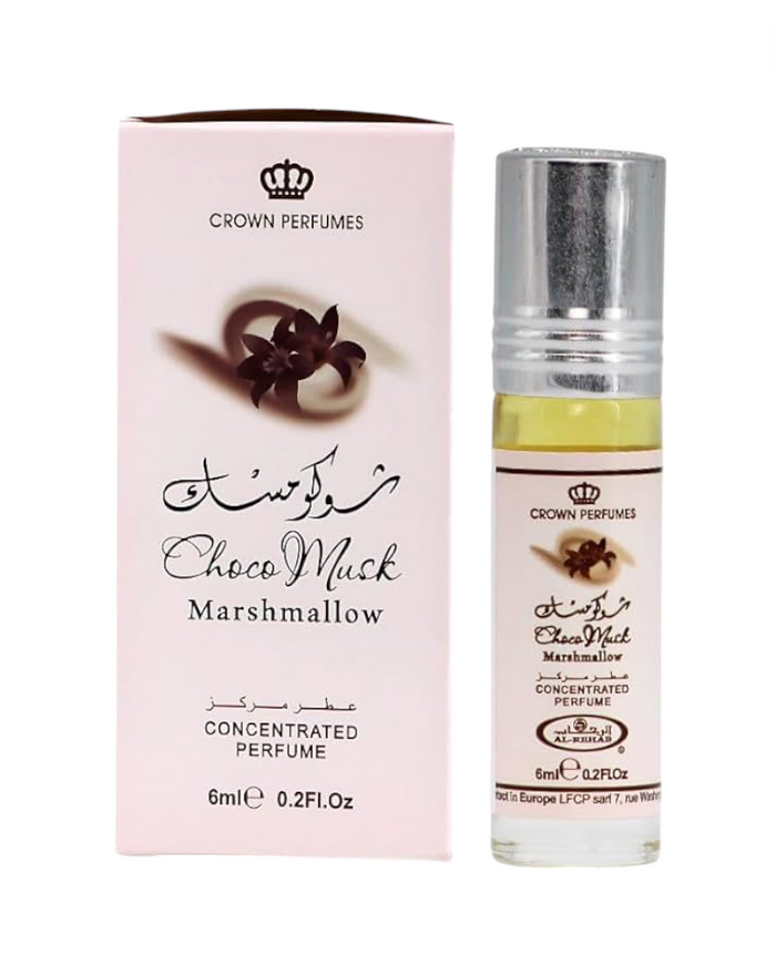 Al Rehab Choco Musk Marshmallow – Unisex Parfum Oil Roll-On 0.2 oz (6ml)