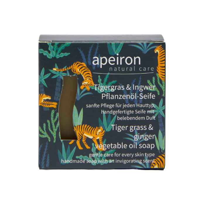 Apeiron - Pflanzenölseife Tigergras & Ingwer