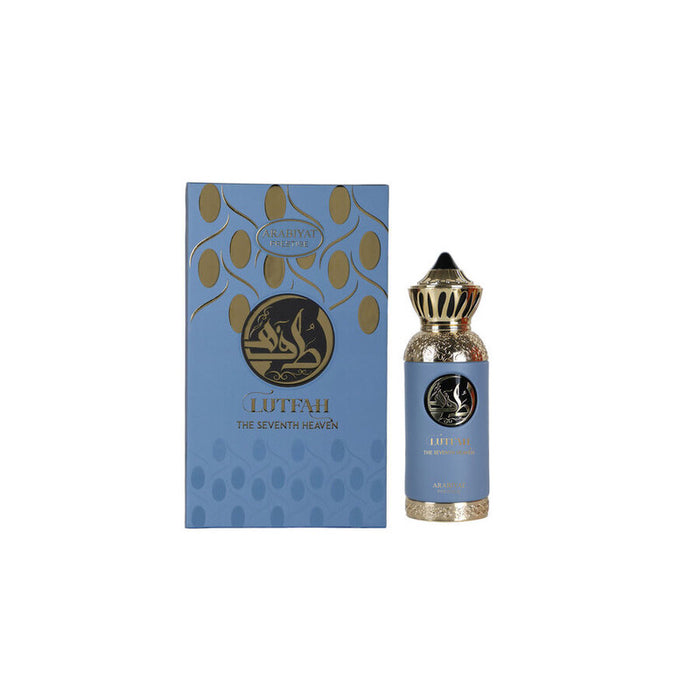 Arabiyat Prestige Lutfah Seventh Heaven Eau De Parfum for Men | 2.7 oz | Elegant Masculine Fragrance