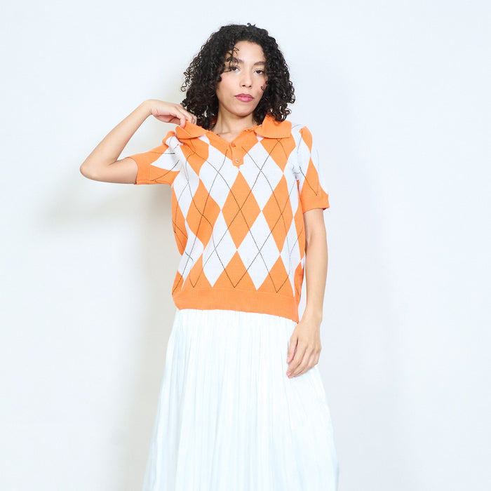 ORANGE-WHITE / ONESIZE