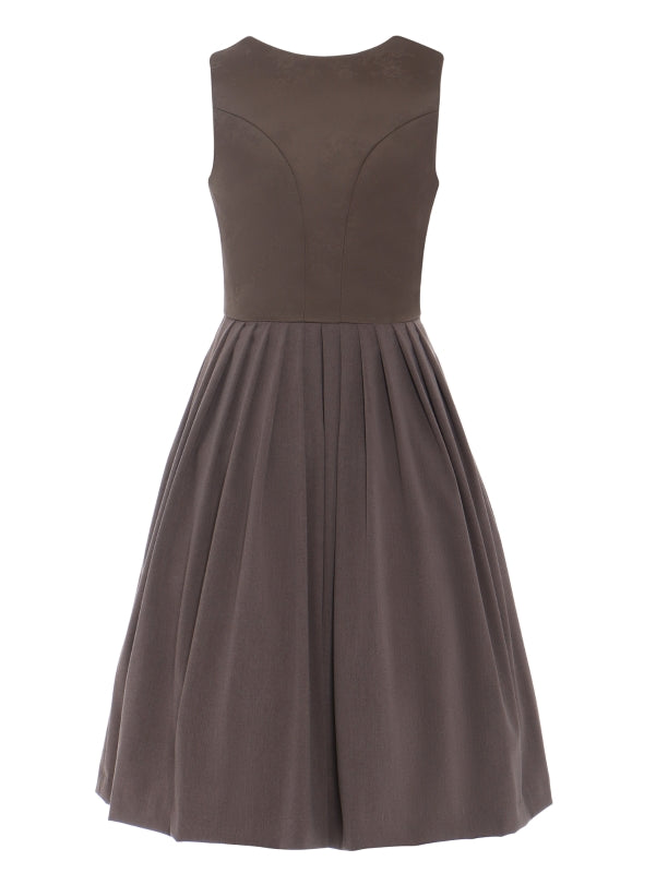 Berwin "Amalie" Dirndl in Taupe — 70 cm (No Apron)