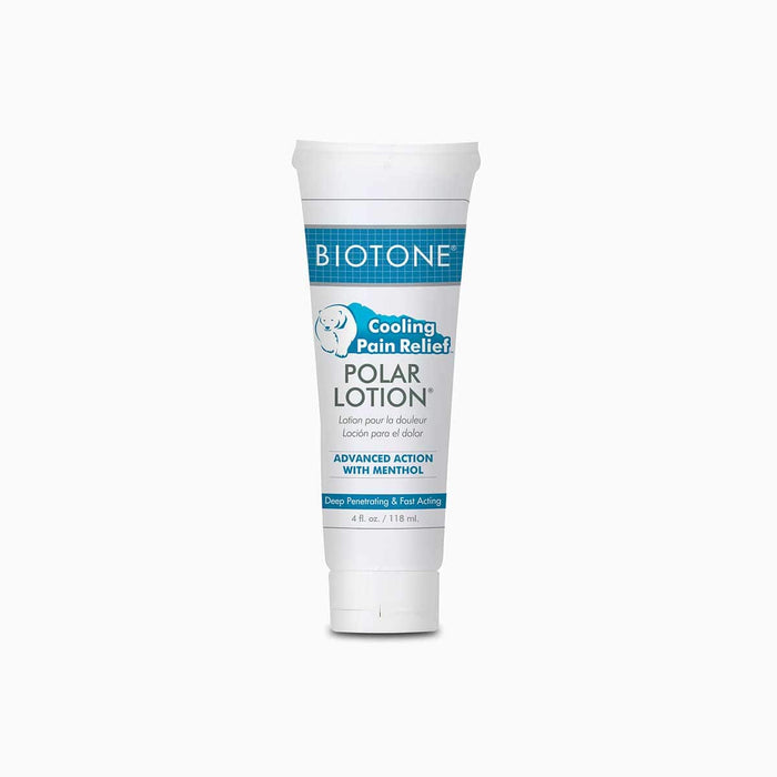 Polar Lotion 6 percent menthol cooling lotion; non-greasy cooling massage lotion; menthol lotion with wintergreen and peppermint; cooling body lotion for massage routines; Polar Lotion with aloe and botanical extracts; fast-penetrating menthol massage lotion