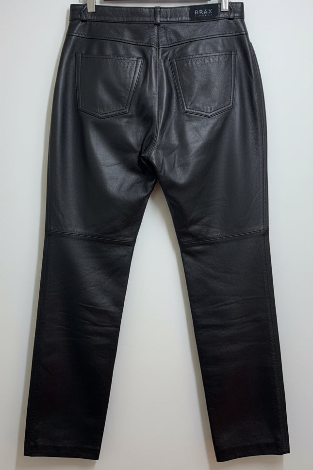 Brax Feel Good Leather Ladies Trousers SIZE 12R USED VGC