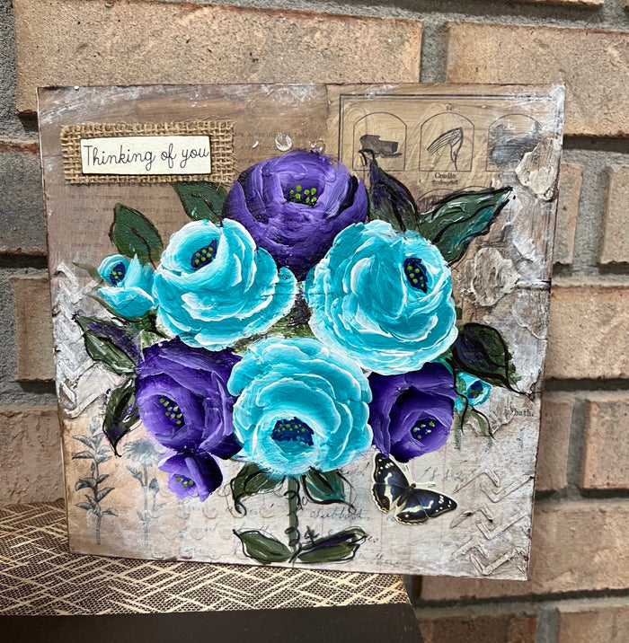 DIY Home Decor - Wooden Box Framed Art