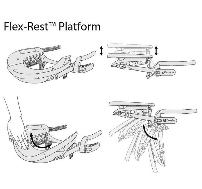 Earthlite Flex-Rest Headrest with Strata Cushion