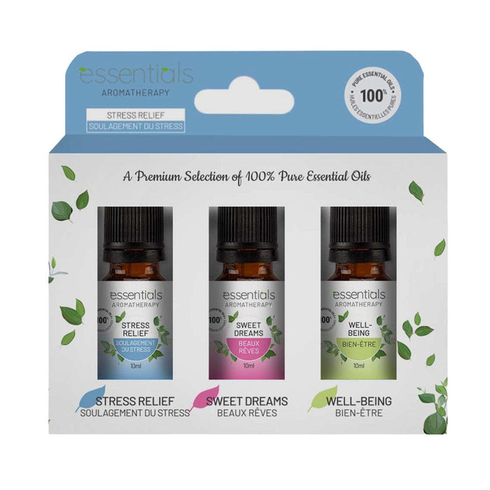 Essential Oils Gift Set (3 x 10 ml) - Displayer of 6