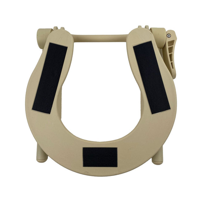 Apollo adjustable headrest cradle; headrest cradle for Apollo electric massage table; adjustable massage table headrest support; ergonomic treatment table headrest cradle; Apollo table replacement headrest cradle; massage table face cradle support