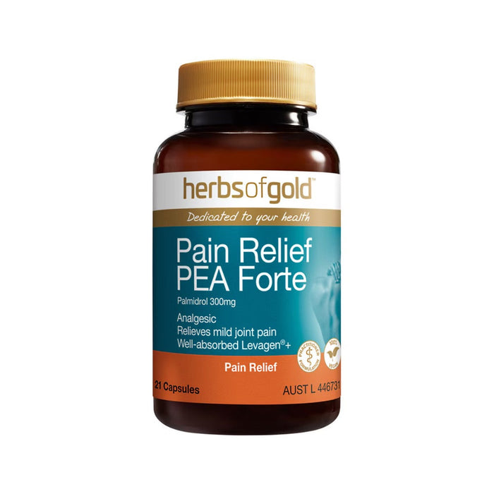 Herbs of Gold Pain Relief PEA Forte - 21 Capsules - L'Organic