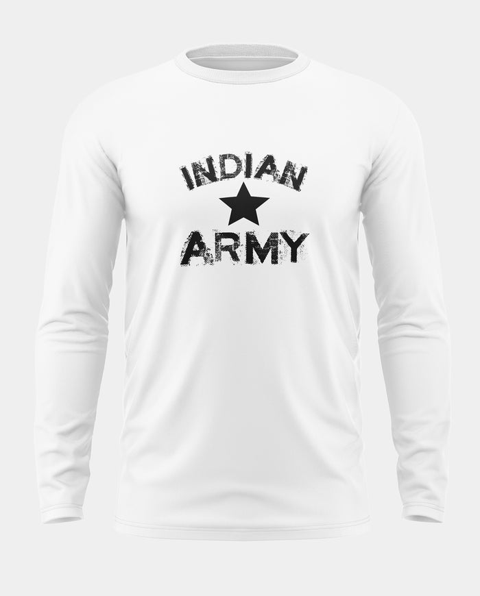 Indian Army Pride Cotton Full Sleeve T-shirt
