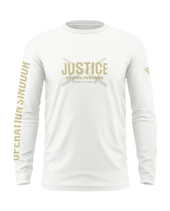 Justice Cotton Full Sleeve T-shirt