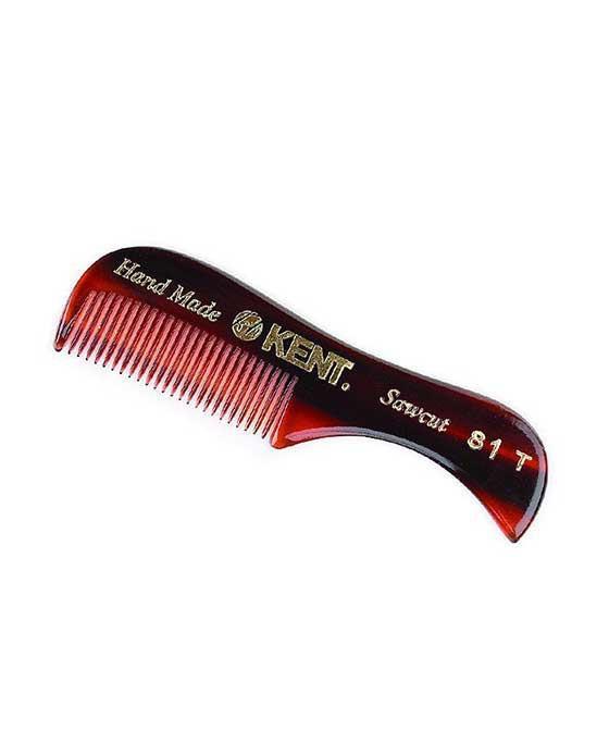 Kent Beard And Moustache Comb Fine (70mm/2.8in) - 81T