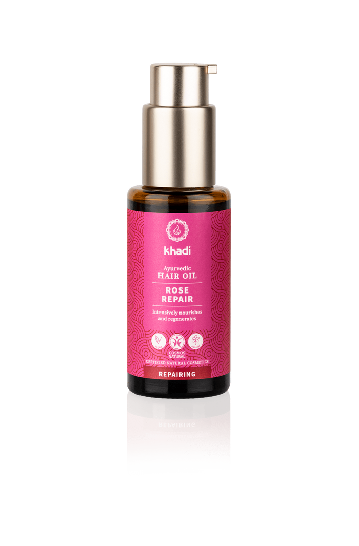 Khadi - Ayurvedisches Haaröl Rose Repair - 50ml_6923.jpg