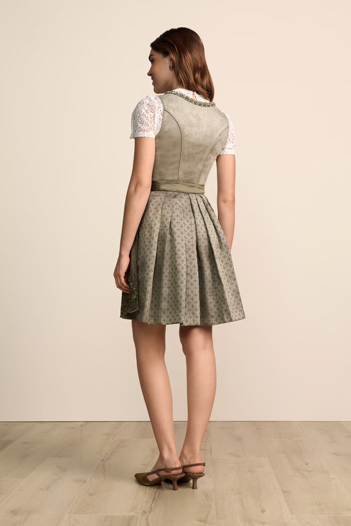 Kruger Aysha Mini Dirndl, Green — 50cm 2pc Set