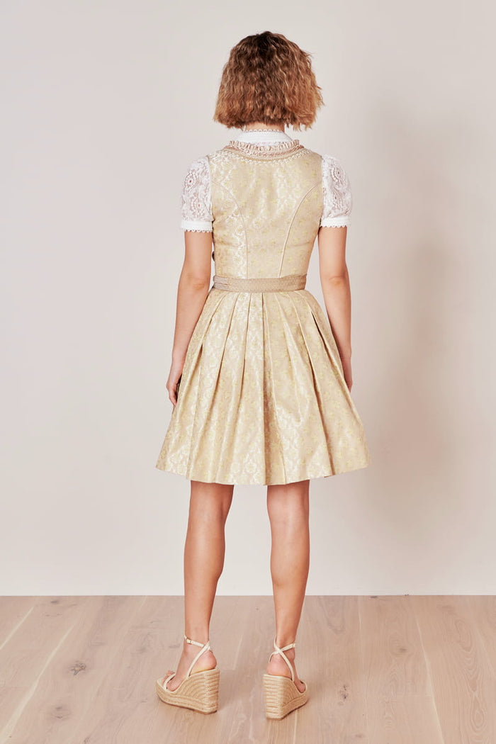Kruger Donnatella Mini Dirndl, Yellow — 50cm 2pc Set