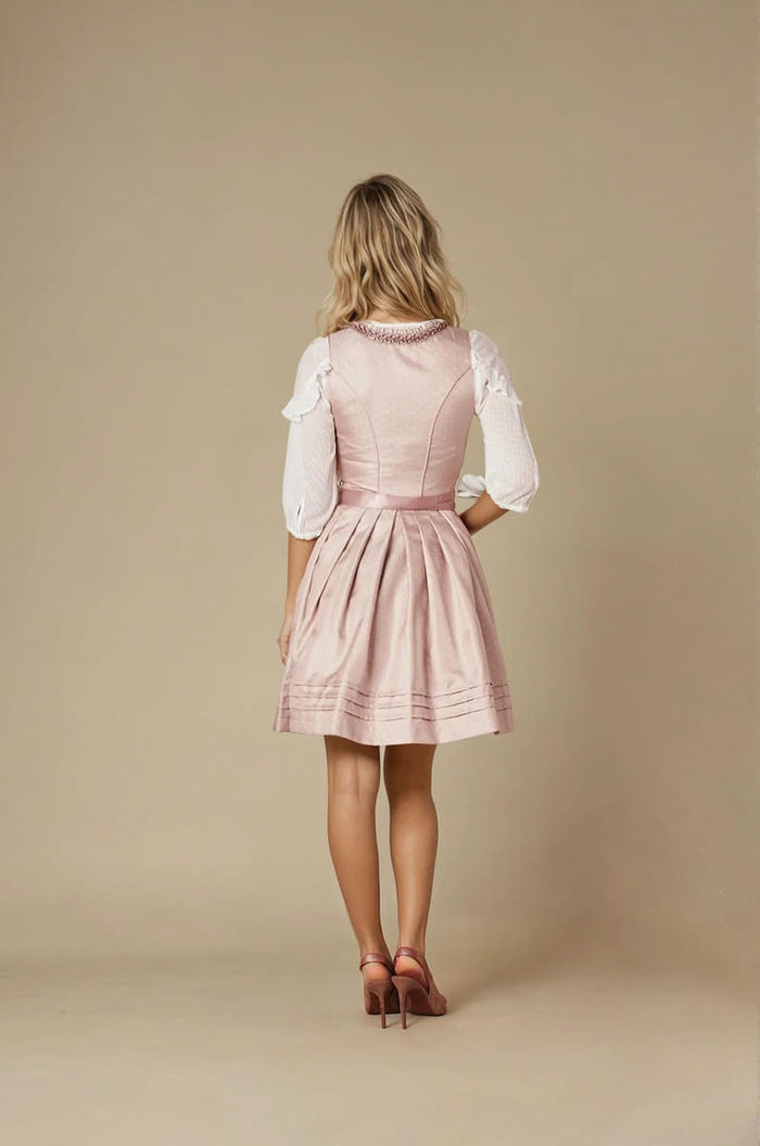 Kruger Joelle Mini Dirndl, Rose — 50cm 2pc Set