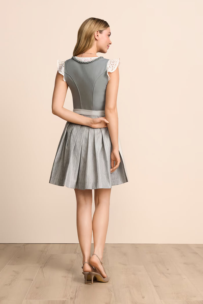 Kruger Rilina Mini Dirndl, Grey — 50cm 2pc Set