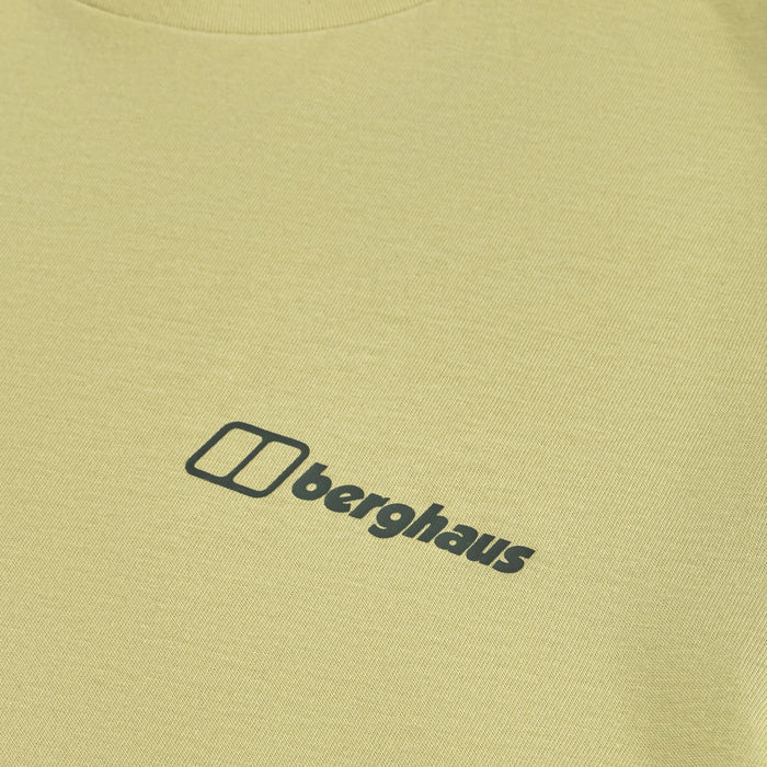 Men's Berghaus Center Logo Tee - Natural