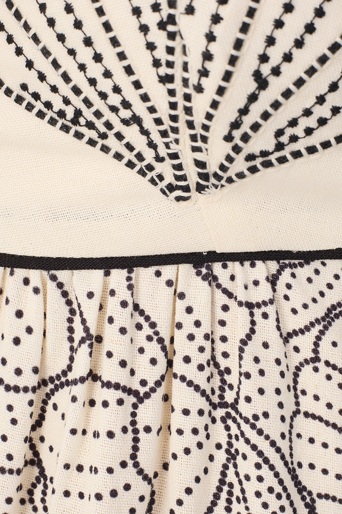 Vestido Cropped Estampa Ponto A Ponto_7