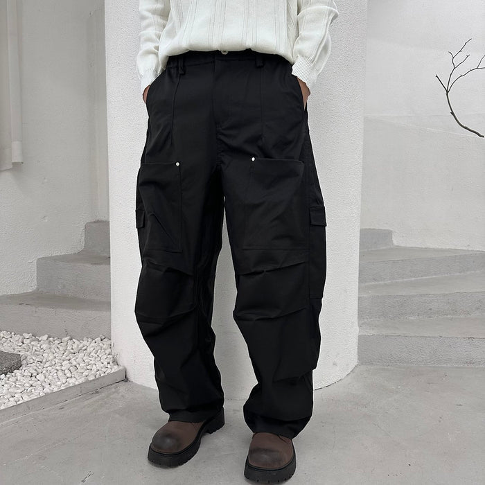 Rivet Pocket Pants BLACK 2