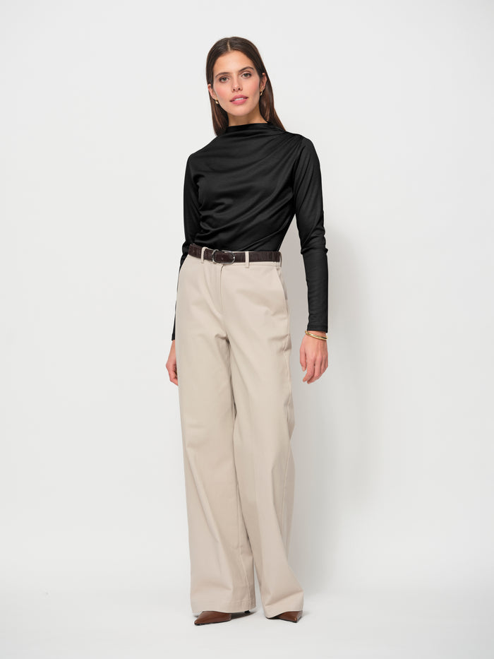Ruched Long Sleeve Top