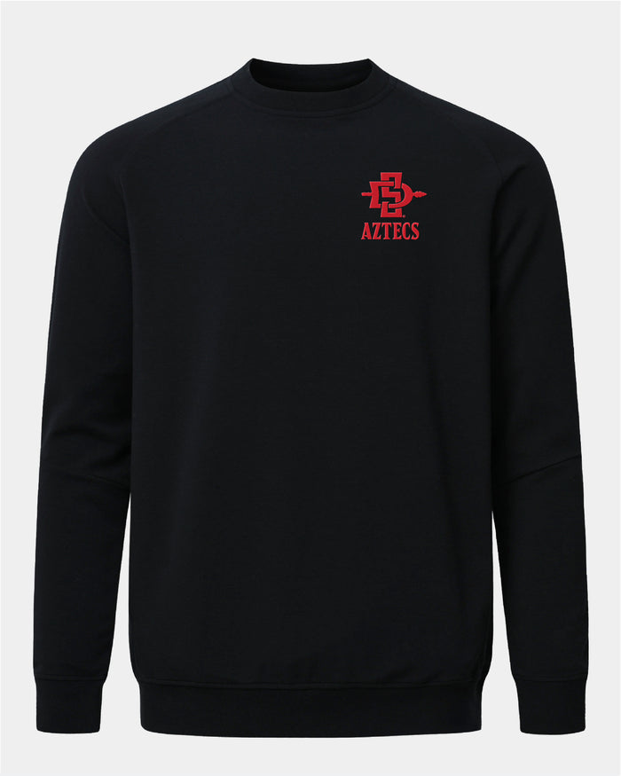 SDSU Meridian Black Crewneck
