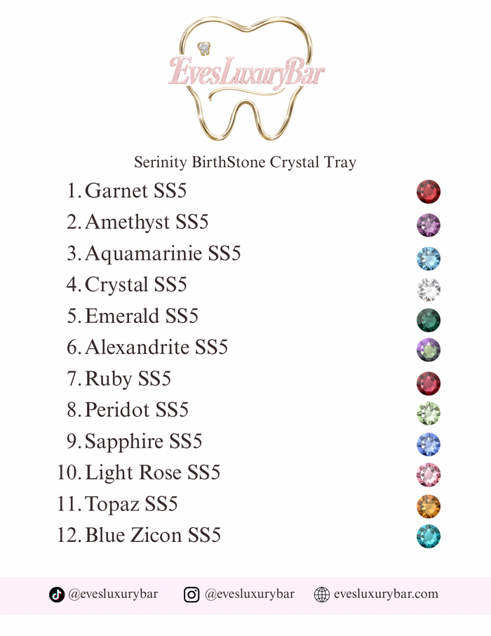 SERINITY BIRTHSTONE CRYSTAL TRAY
