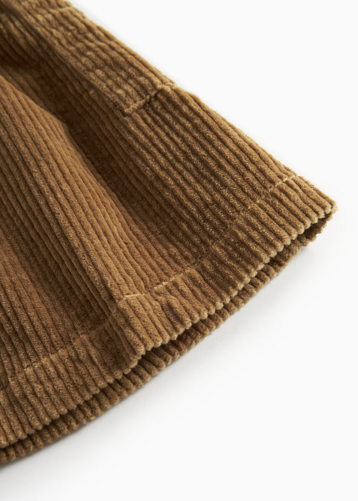 Brown velvet strap dress for children with adjustable straps