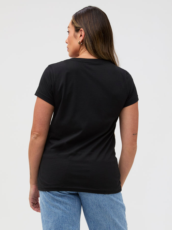 Women's V-Neck All Black 3-Pack