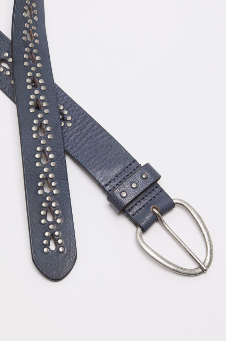 WTF Preston Stud Belt- Sea Salt