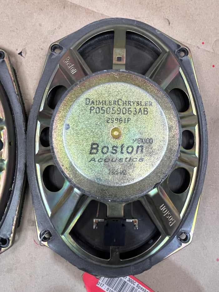 2005-2017 Jeep Dodge Chrysler 6x9in Component Audio Door Speaker Pair 05059063AC