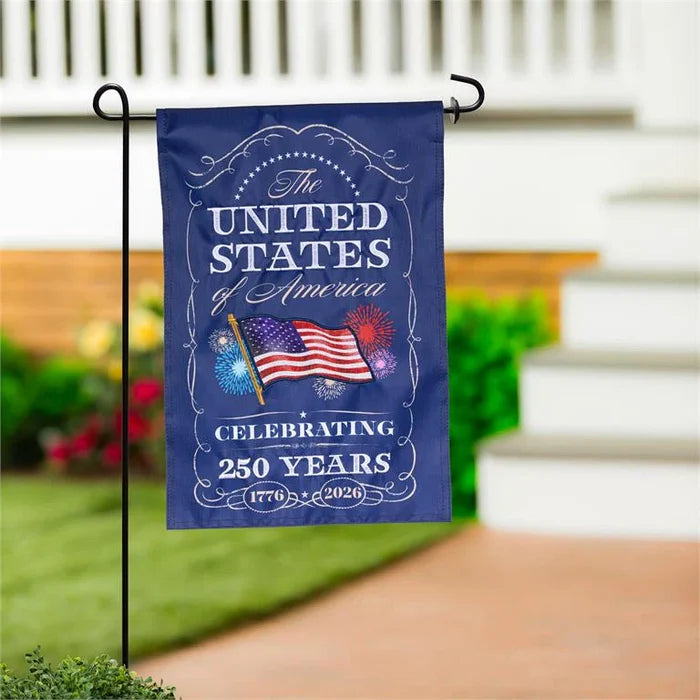 250th USA Anniversary Celebration Garden Flag