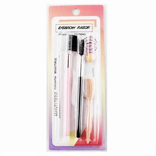 4-Piece Eyebrow Grooming & Precision Razor Set – Professional Brow Shaping & Trimming Kit (IBY-003)
