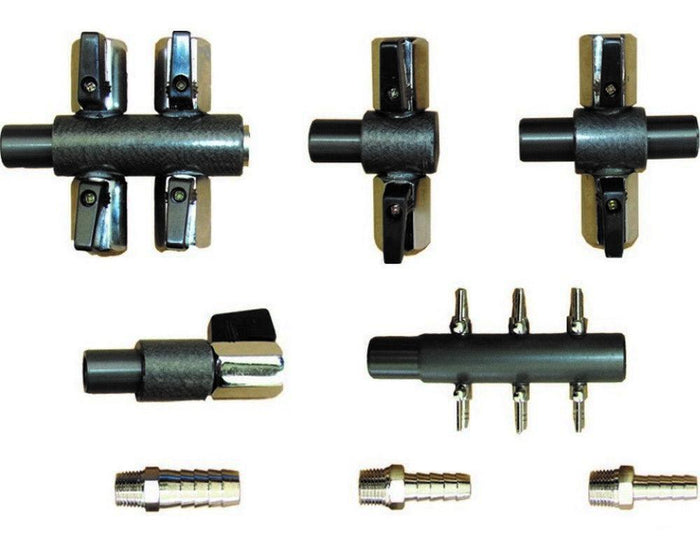 4 Way 3/8" Hosetail Medo LA45/80 (inc tails) -  SKS Wholesale