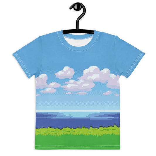 8-Bit Ocean Kid's Tee - Shirtwascash