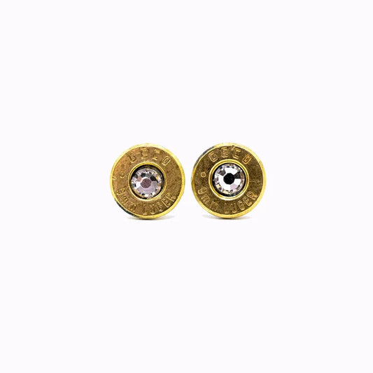 9mm Brass Stud Earrings - Pretty Hunter