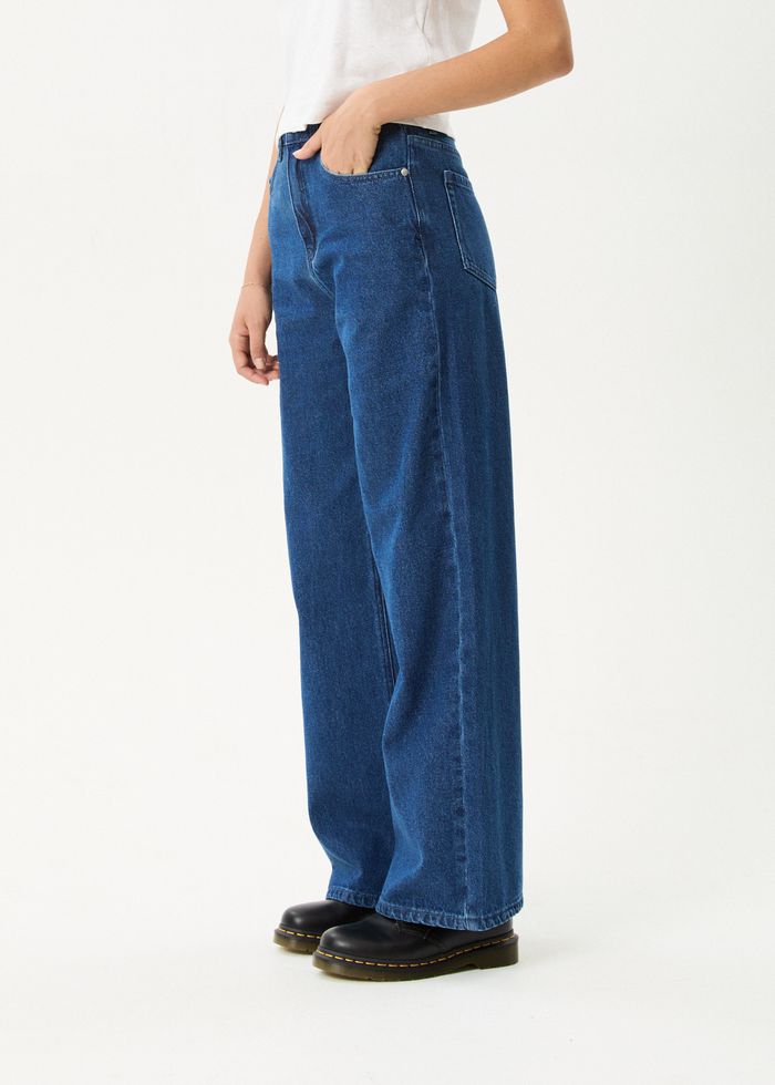 Afends Bella Denim Wide Leg Baggy Jean