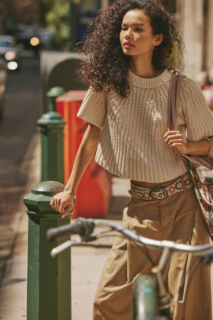 Amy Sweater Tee - Ivory
