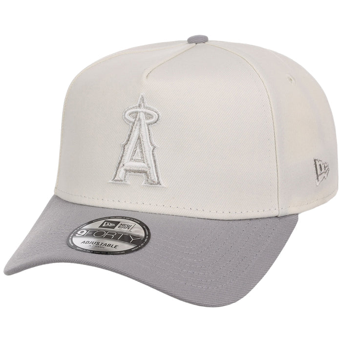 Anaheim Angels MLB Chrome x Gray FASHION CORE New Era 9FORTY A-Frame