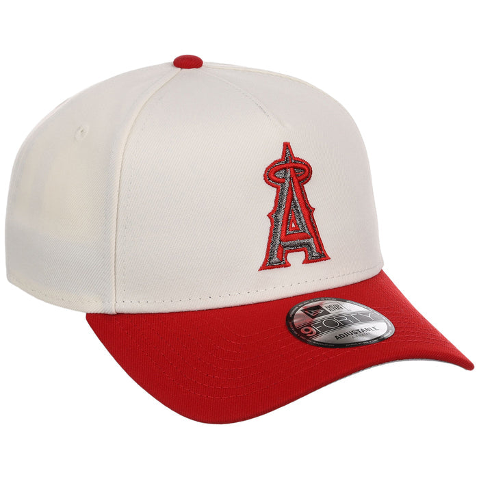 Anaheim Angels MLB Chrome x Red FASHION CORE New Era 9FORTY A-Frame