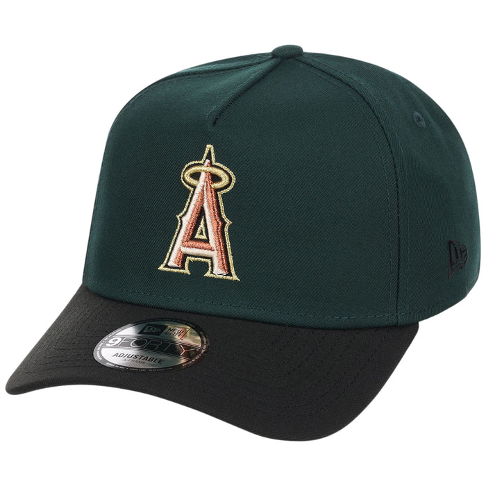 Anaheim Angels MLB Dark Green x Black FASHION CORE New Era 9FORTY A-Frame