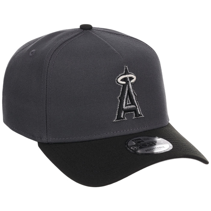 Anaheim Angels MLB Graphite x Black FASHION CORE New Era 9FORTY A-Frame