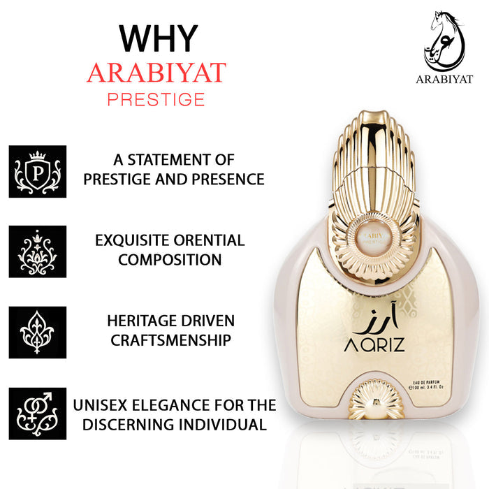 Arabiyat Prestige Aariz 100ml EDP Perfume For Men & Women