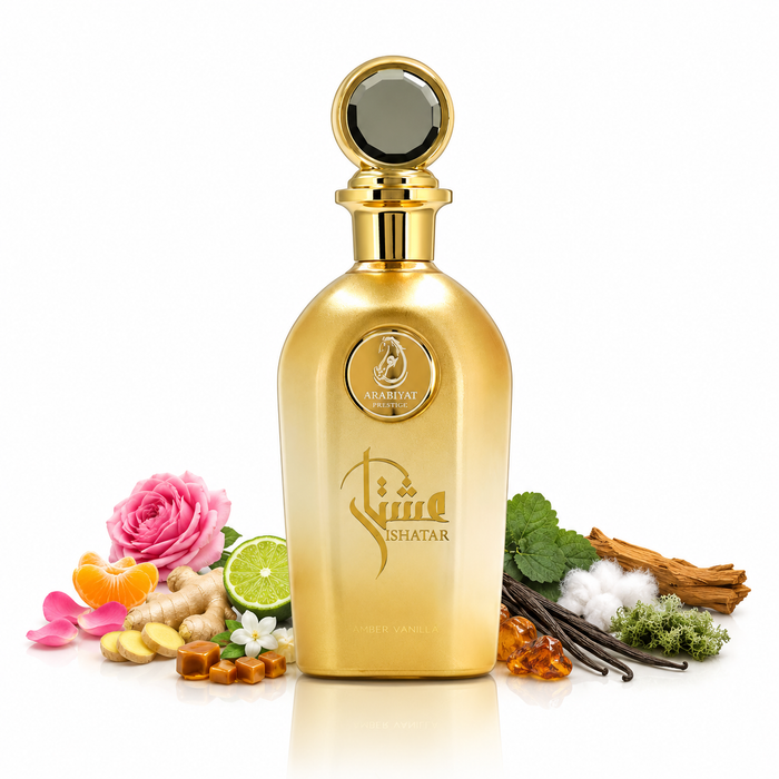 ARABIYAT PRESTIGE ISHATAR AMBER VANILLA EDP 110ML FOR UNISEX