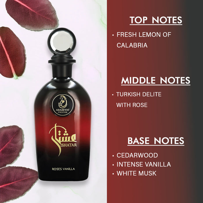 Arabiyat Prestige Ishatar Roses Vanilla Eau De Parfum 110ml