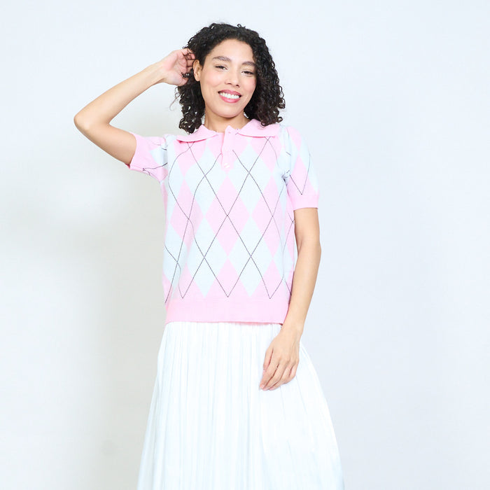 PINK-WHITE / ONESIZE