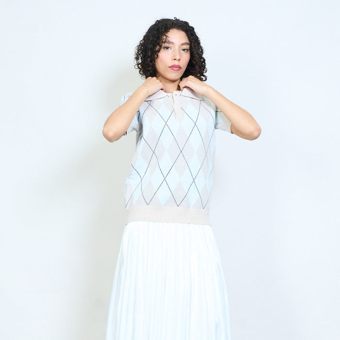 BEIGE-WHITE / ONESIZE
