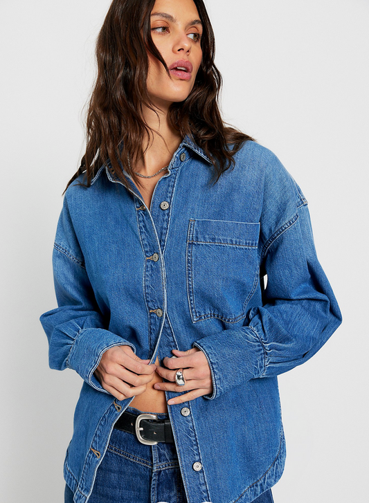 Ashley Denim Shirt - Medium Wash