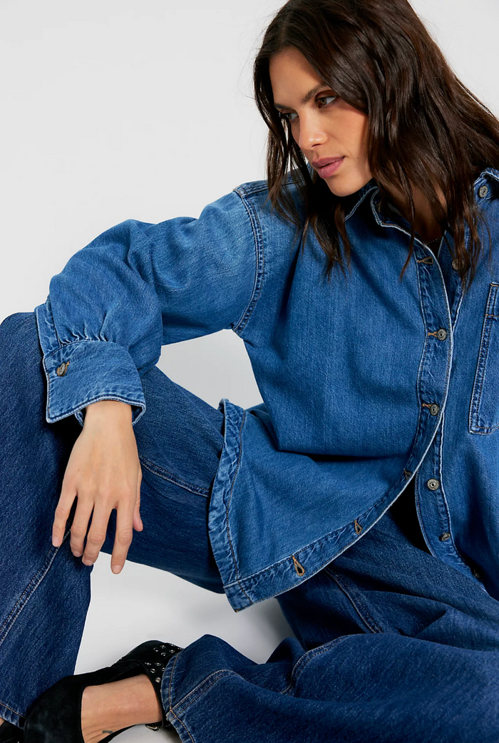 Ashley Denim Shirt - Medium Wash