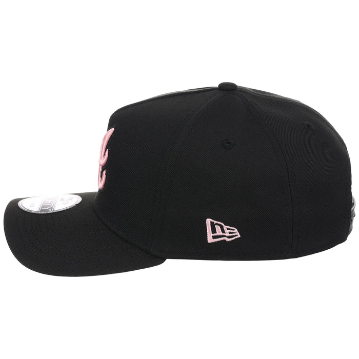 Atlanta Braves MLB Black x Pink FASHION CORE New Era 9FORTY A-Frame