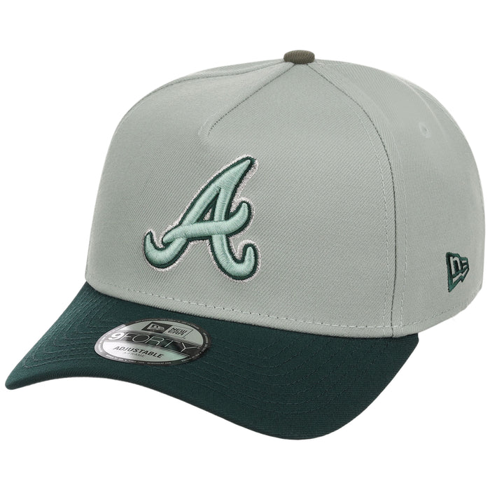 Atlanta Braves MLB Everest x Dark Green FASHION CORE New Era 9FORTY A-Frame